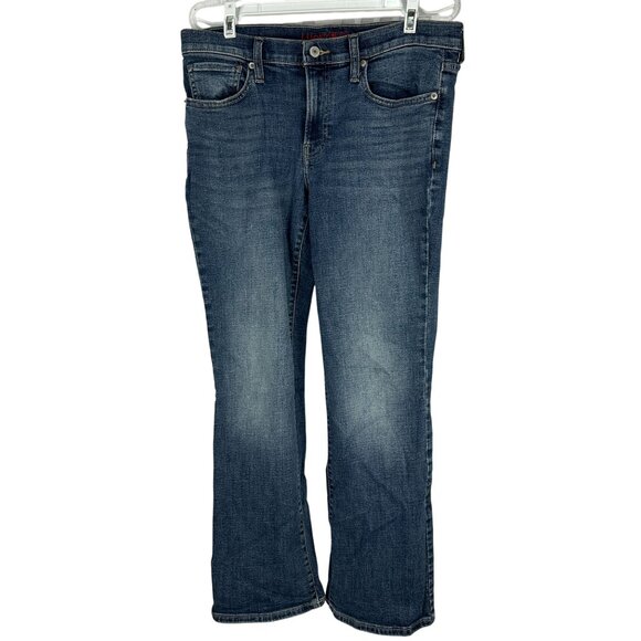 Lucky Brand Womens Sweet Mid Rise Bootcut Jeans Size 10 Blue Denim Classic Fit - Picture 1 of 13